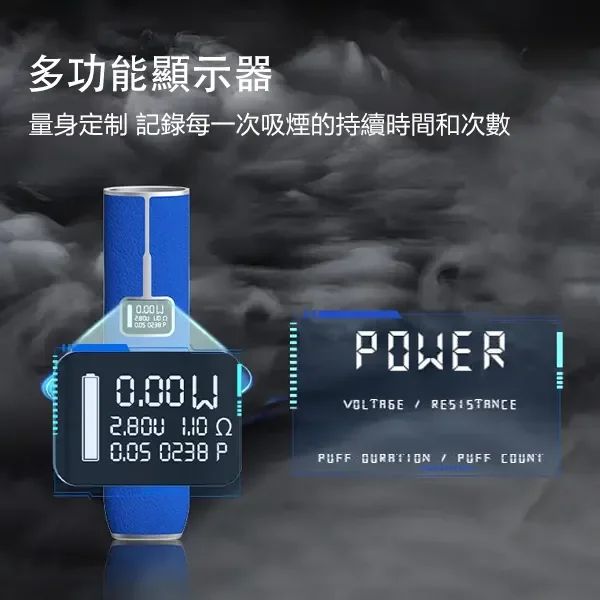 LanaVape 皮革主機灰色款 - 高質感皮革包覆設計